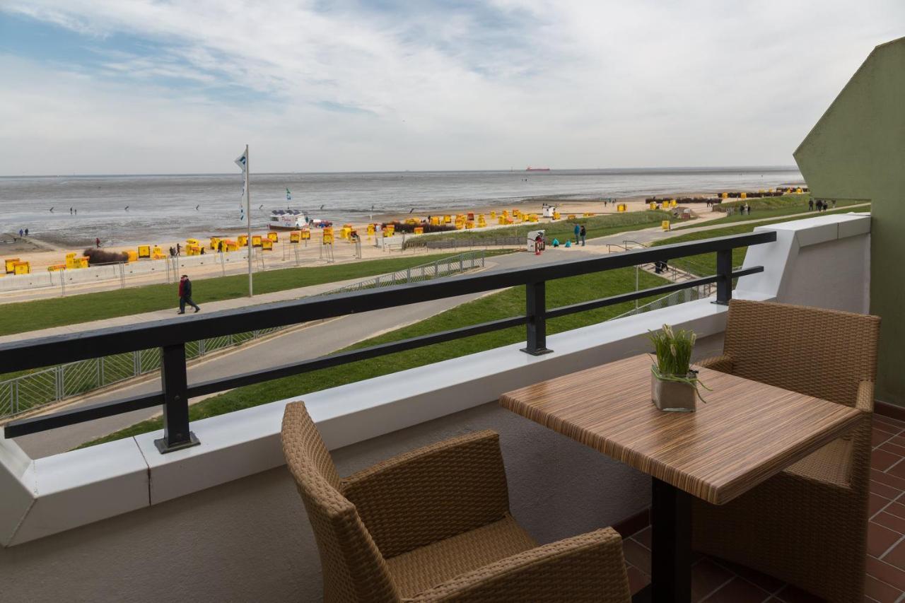 Ferienwohnung Christiansen im Panoramahaus Duhnen Cuxhaven Exterior foto