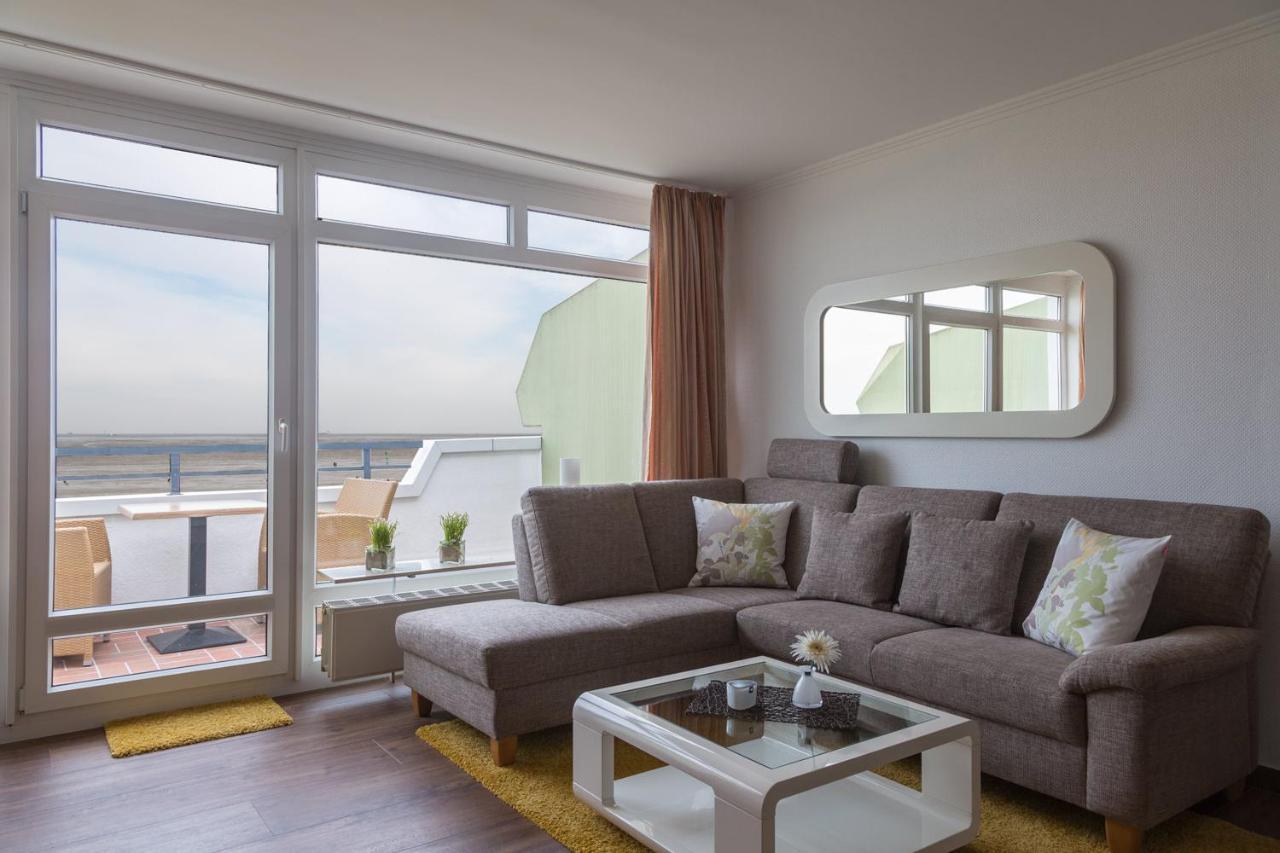 Ferienwohnung Christiansen im Panoramahaus Duhnen Cuxhaven Exterior foto