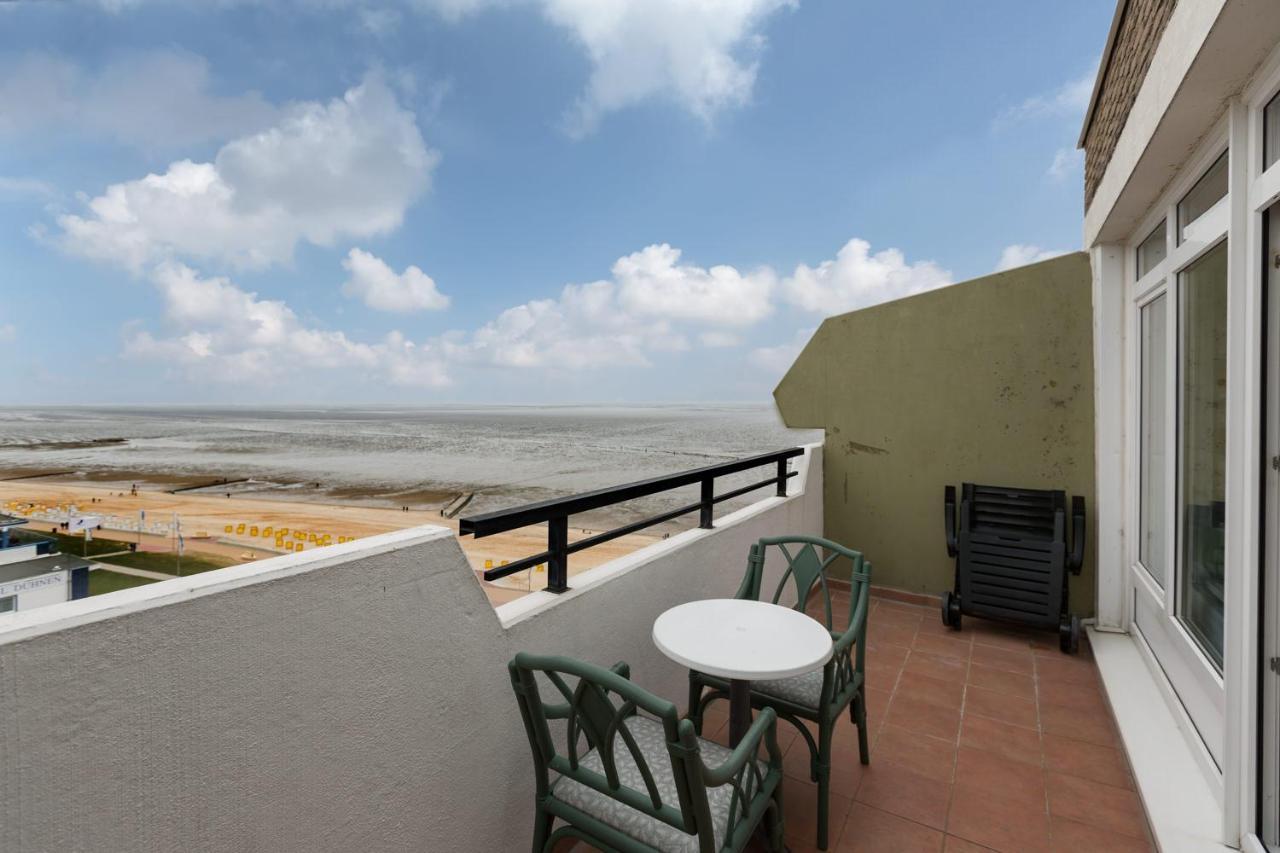 Ferienwohnung Christiansen im Panoramahaus Duhnen Cuxhaven Exterior foto