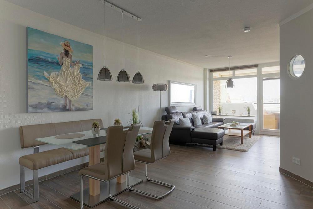 Ferienwohnung Christiansen im Panoramahaus Duhnen Cuxhaven Exterior foto