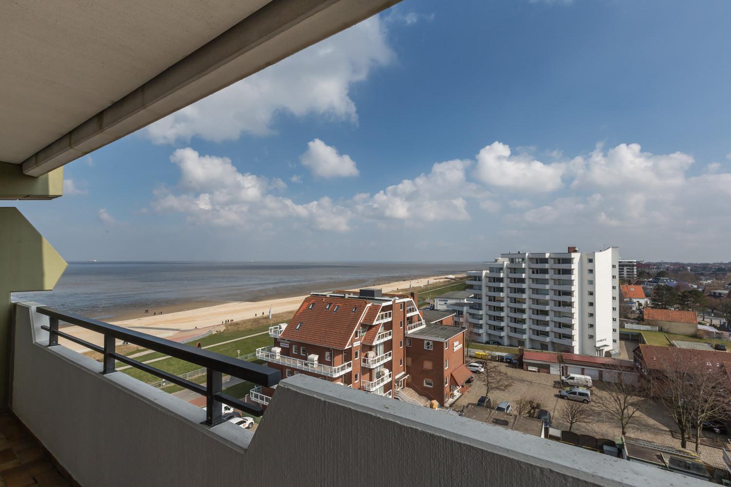 Ferienwohnung Christiansen im Panoramahaus Duhnen Cuxhaven Exterior foto